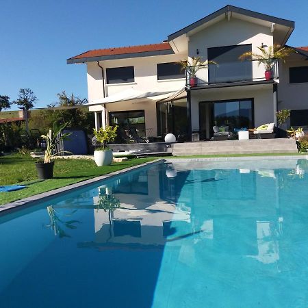 Chambres, Cuisine, Piscine, Spa, Billards, Airhockey, Nature Fillinges 外观 照片